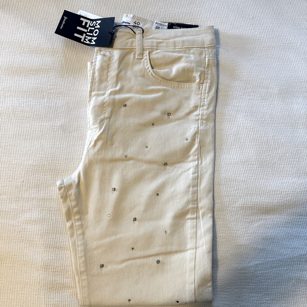 Stradivarius jewel mom jeans